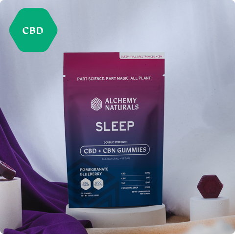 Alchemy Naturals - Full Spectrum CBD + CBN Gummies For Sleep