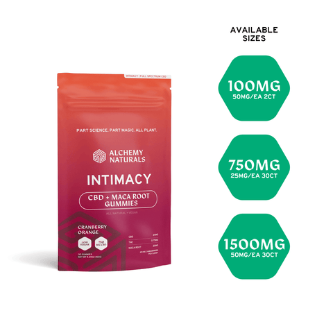Alchemy Naturals - Full Spectrum CBD + Maca Root Gummies for Sex