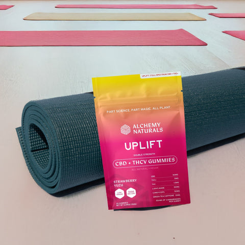 Alchemy Naturals - CBD + THCV Uplift Gummies for Mood & Workout