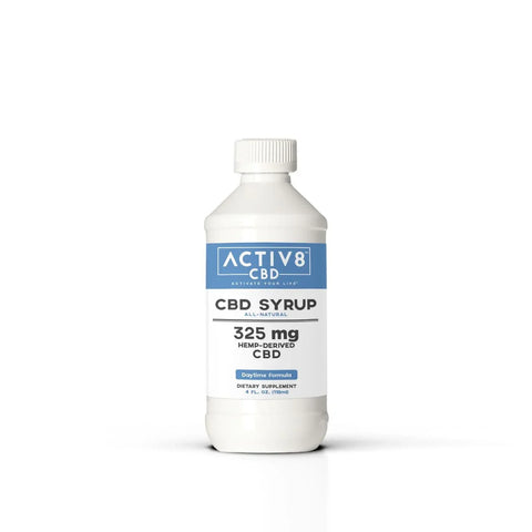 ACTIV8 CBD Syrup (Daytime): 325mg CBD - BuyLegalMeds.com