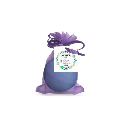 ACTIV8 CBD Bath Bomb: Lavender - 100mg CBD - BuyLegalMeds.com