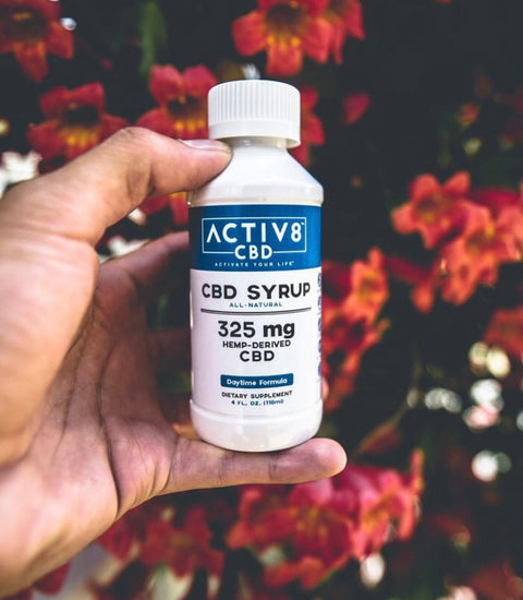 ACTIV8 CBD Syrup (Daytime): 325mg CBD - BuyLegalMeds.com