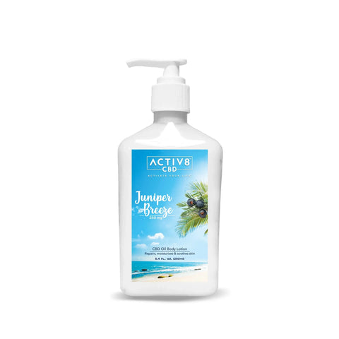 ACTIV8 CBD Lotion: Juniper Breeze - 250mg CBD - BuyLegalMeds.com