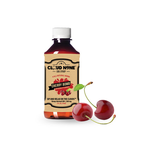 CBD Syrup - Cherry Bomb - (500mg CBD per Bottle) 1