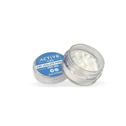 ACTIV8 CBD Pure Isolate Powder: 500mg & 1,000mg CBD