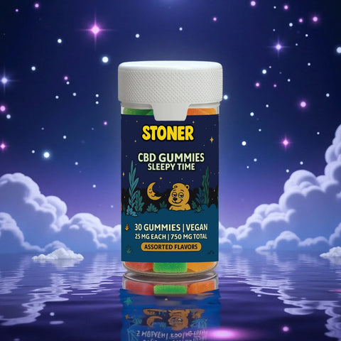 Stoner Sleepy Time CBD Gummies – 30 Count / 750 mg