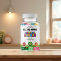 Cloud N9ne Sour CBD Gummies 90-pack jar on wooden table, colorful edible candies