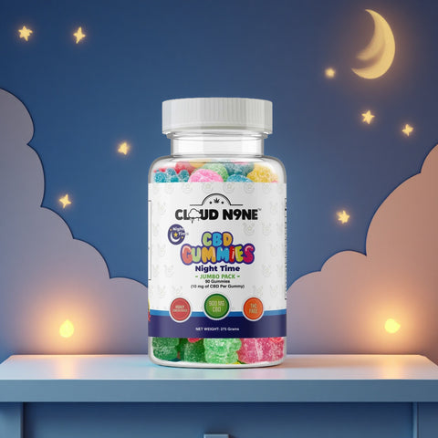 Cloud N9ne CBD Gummies: Nighttime - 90 Pack / 900 mg