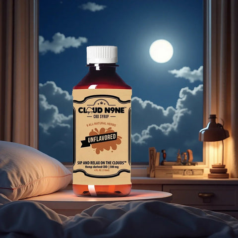 Cloud N9ne CBD Syrup: Unflavored - 500mg CBD