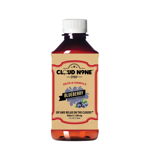 Cloud N9ne Syrup: Blueberry - 500 mg Delta 8 THC