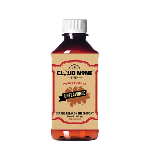 Cloud N9ne Syrup: Unflavored - 500 mg Delta 8 THC