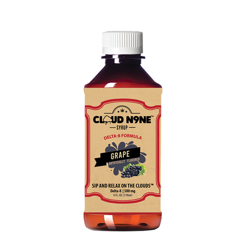 Cloud N9ne Syrup: Grape - 500 mg Delta 8 THC