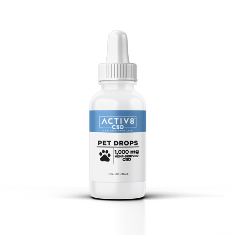 ACTIV8 CBD Pet Drops: 325mg & 1,000mg CBD - BuyLegalMeds.com