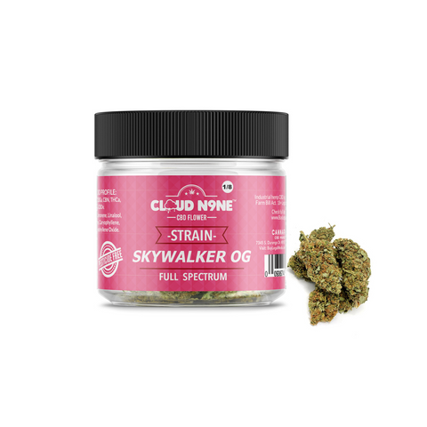 Cloud N9ne CBD Flower - Strain: Skywalker OG (Indoor) - BuyLegalMeds.com