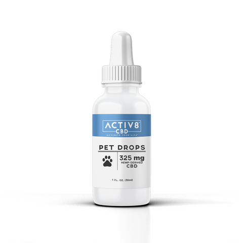 ACTIV8 CBD Pet Drops: 325mg & 1,000mg CBD - BuyLegalMeds