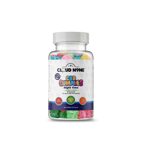 Cloud N9ne CBD Gummies - Nighttime - 90 Pack (10mg CBD per gummy) 1