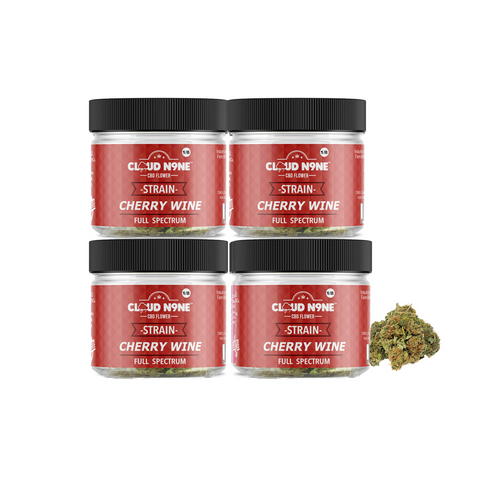 Cloud N9ne CBD Flower - Strain: Cherry Wine (Indoor) - BuyLegalMeds.com