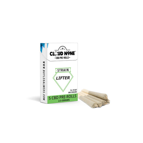 Cloud N9ne CBD Flower (5 Pack Pre-Rolls) – Strain: Lifter (2