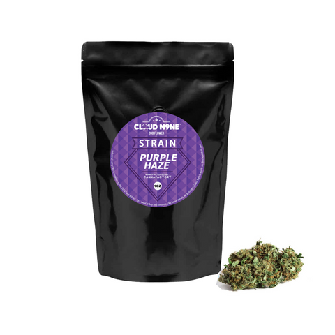 Cloud N9ne CBD Flower - Strain: Purple Haze (Indoor) - BuyLegalMeds.com